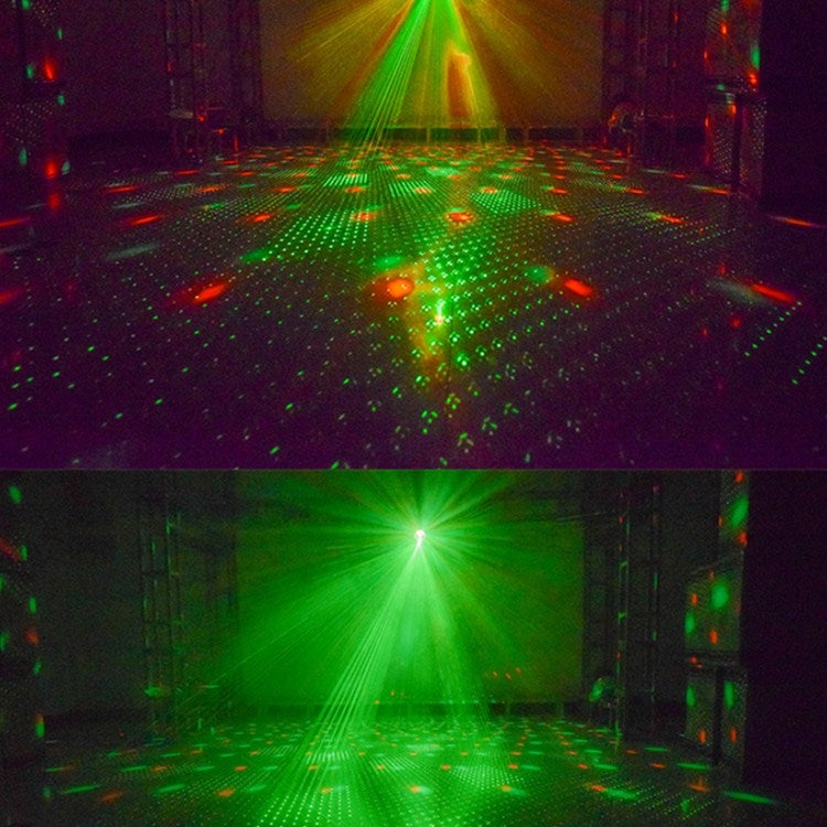 18W 60種圖案水晶魔球激光燈家用LED七彩星空投影燈聲控舞檯燈