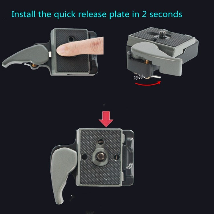 BEXIN 雲台快裝板夾座適用於曼富圖200PL-14