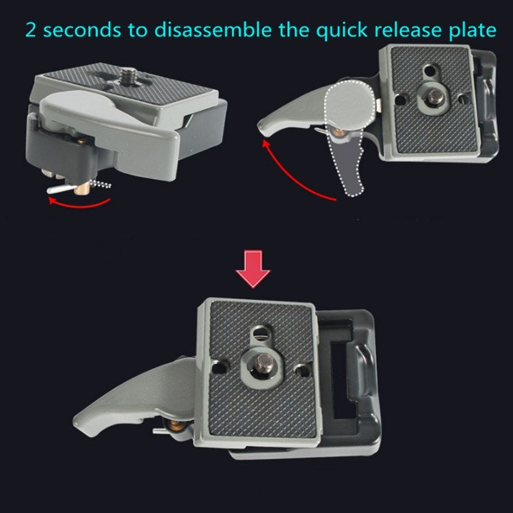 BEXIN 雲台快裝板夾座適用於曼富圖200PL-14