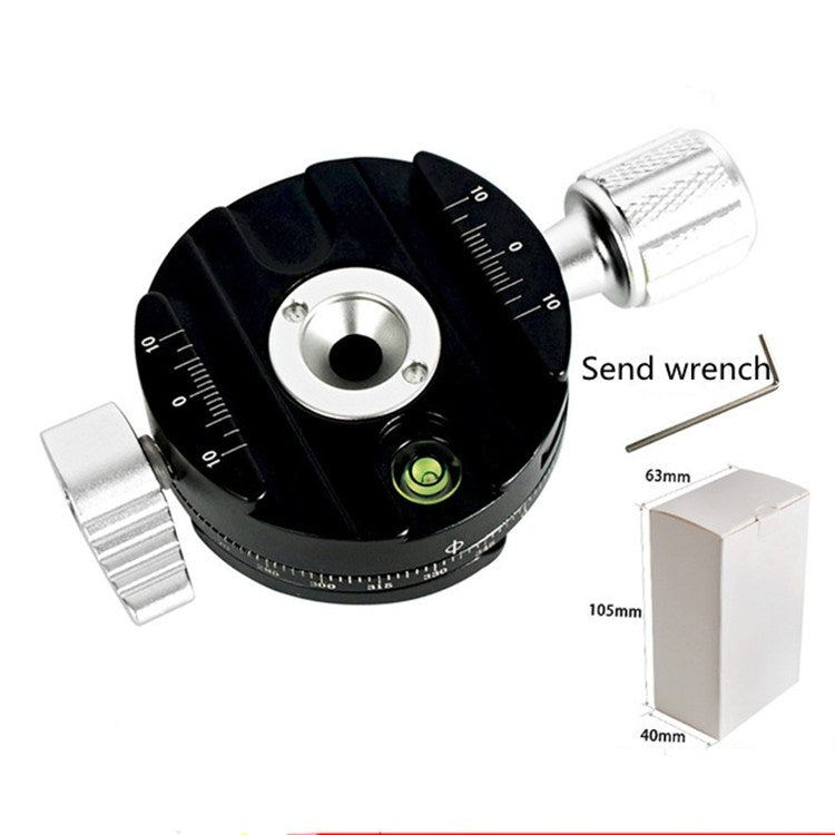 貝欣 QJ07全景夾座 360度旋轉全景雲台三腳單反相機快裝板全景夾座