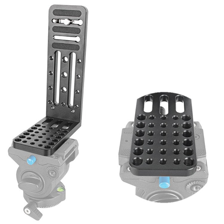 貝欣 L130C通用L型豎拍板單反三腳架液壓雲台快裝板適用如影穩定器