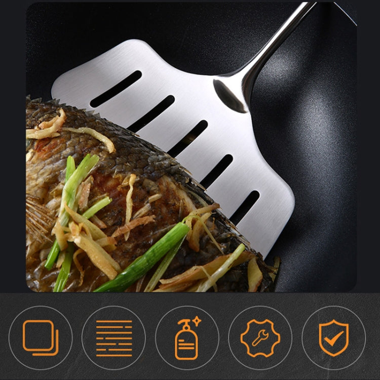 不銹鋼煎魚鏟創意漏鏟煎牛排平鏟