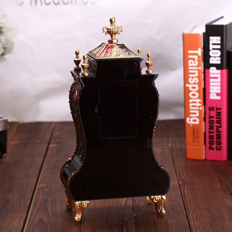 復古時鐘仿古皇室客廳電視櫃書桌皇家裝飾創意坐擺鐘