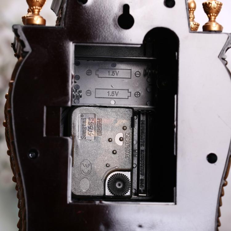 復古時鐘仿古皇室客廳電視櫃書桌皇家裝飾創意坐擺鐘