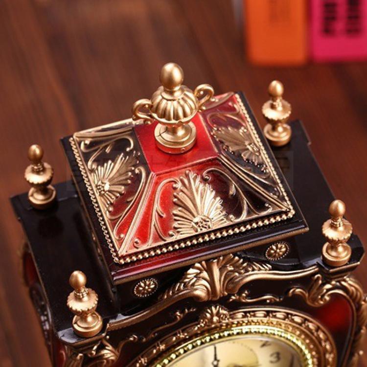 復古時鐘仿古皇室客廳電視櫃書桌皇家裝飾創意坐擺鐘