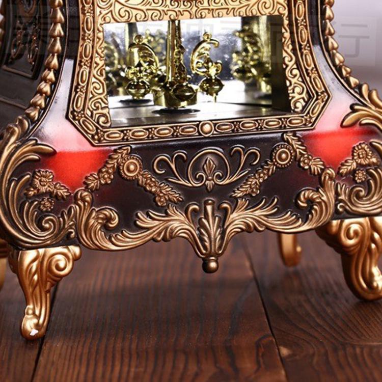 復古時鐘仿古皇室客廳電視櫃書桌皇家裝飾創意坐擺鐘