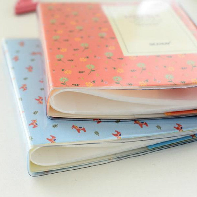 卡通封面64張相片兒童迷你插入式相冊