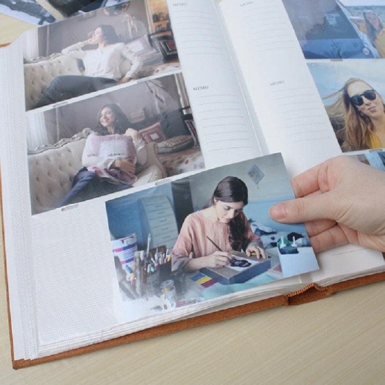 4R6寸相冊插頁式300張 50頁 絨布插頁式相冊創意聖誕禮品明信片收納冊