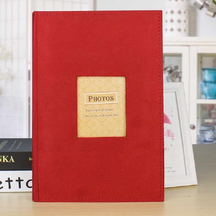 4R6寸相冊插頁式300張 50頁 絨布插頁式相冊創意聖誕禮品明信片收納冊