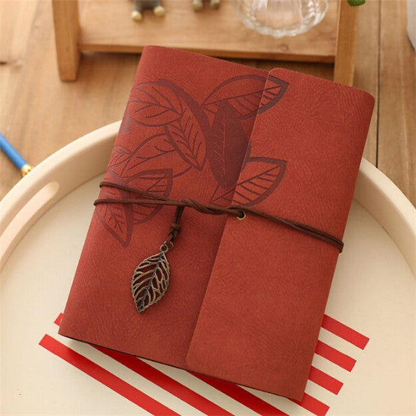 PU皮革復古古董牛皮紙相冊