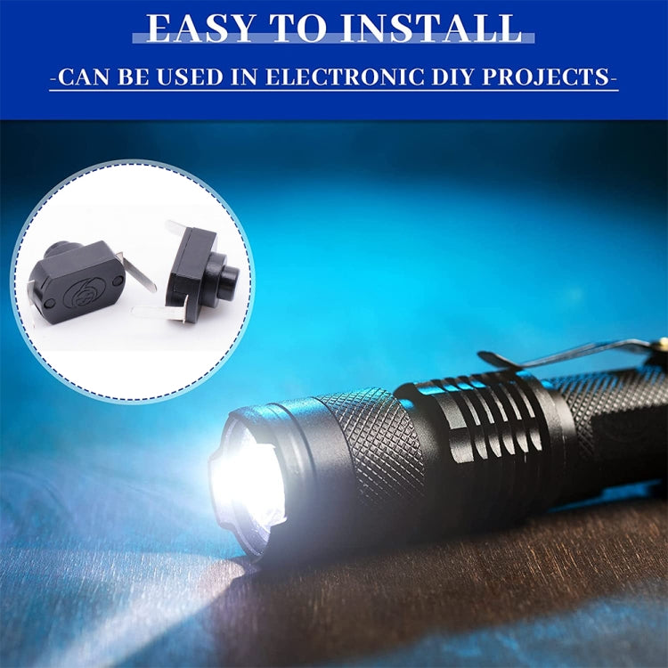 20個一賣 YT-1208-YD LED手電筒按鈕開關