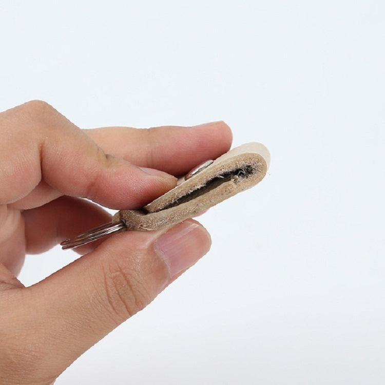 10個賣 真皮吉他撥片收納包帶鑰匙圈