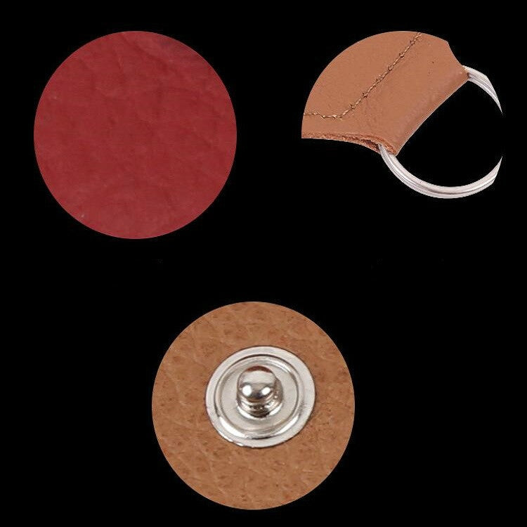 10個賣 真皮吉他撥片收納包帶鑰匙圈