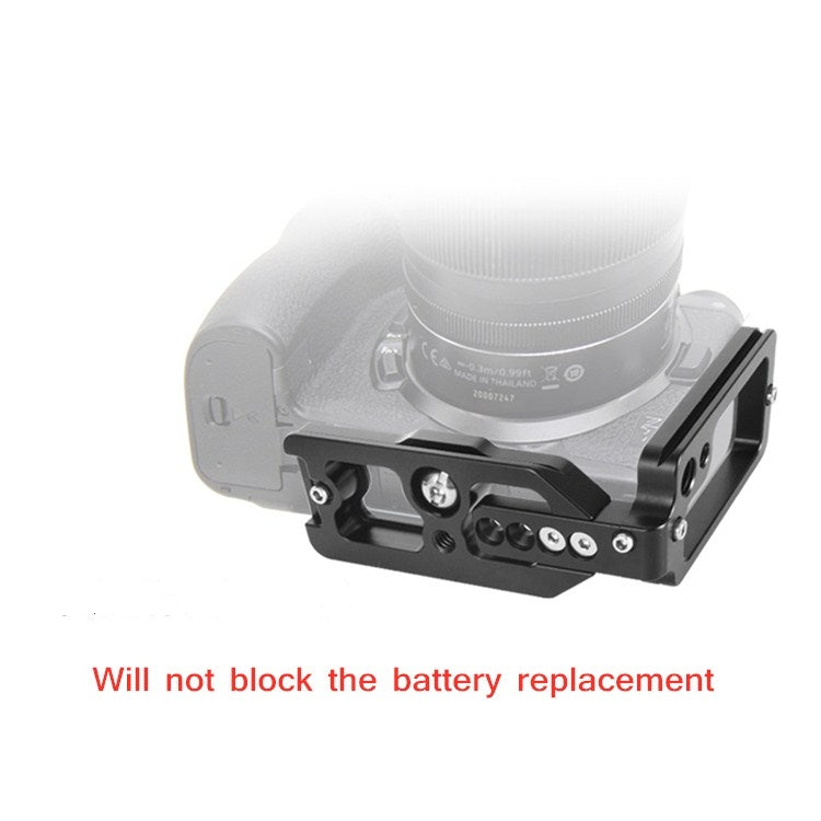 BEXIN適用於尼康 Z7 / Z6專用豎拍板 可抽拉鋁合金單反相機L型快裝板