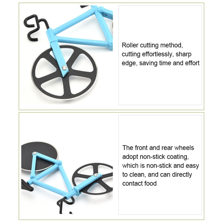 Stainless Steel Bicycle Pizza Cutter Knife Cake Cutter Creative Hob Random  Color Delivery