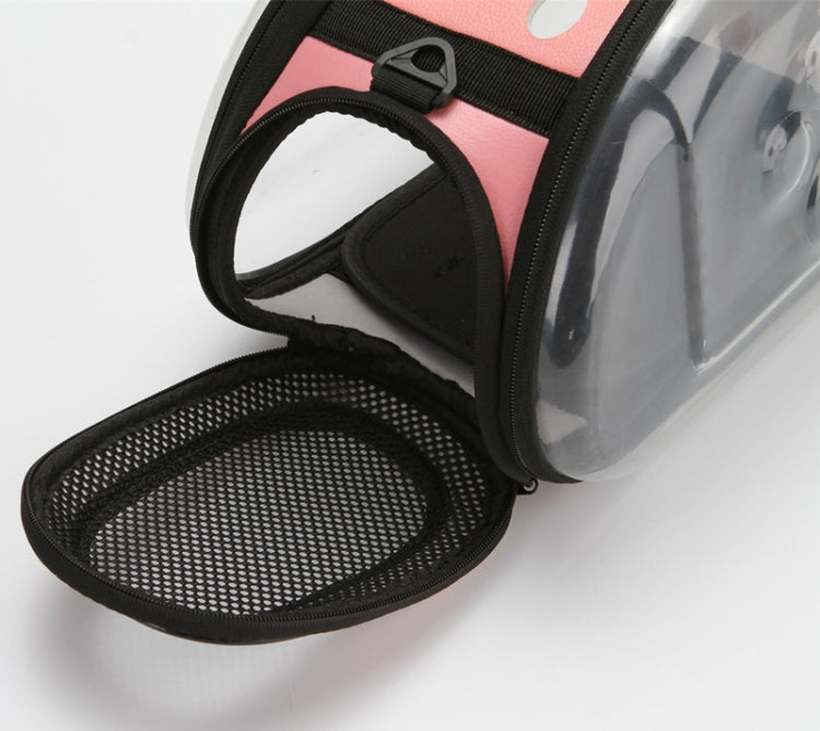 可摺疊戶外透氣單肩包小狗旅行手提袋 寵物旅行手提包