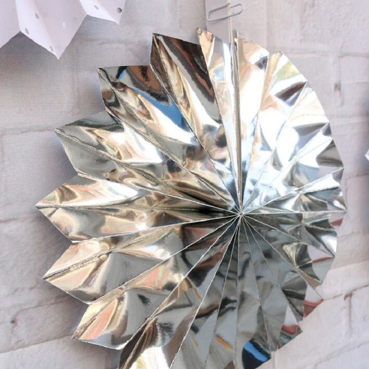 2套賣燙金紙扇花套裝生日節日婚慶聚會派對裝飾