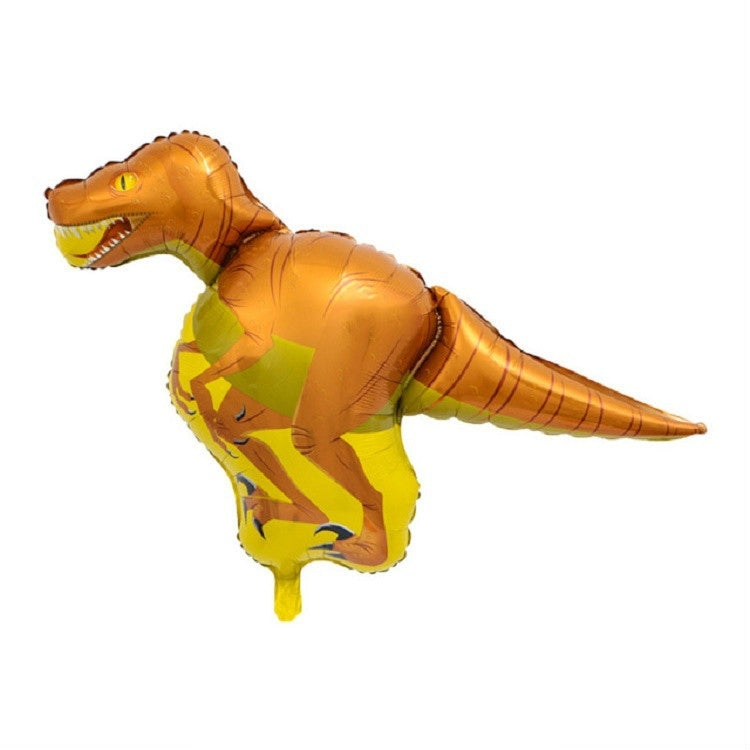 2個賣恐龍造型鋁箔氣球兒童生日裝飾派對用品玩具