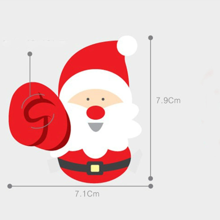 2包一賣 聖誕烘焙裝飾可愛聖誕老人企鵝棒棒糖紙卡插牌