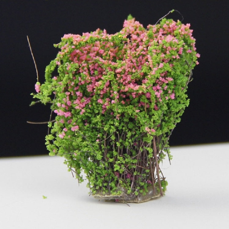 人造手工模型材料沙盤建築灌木花叢成品地花