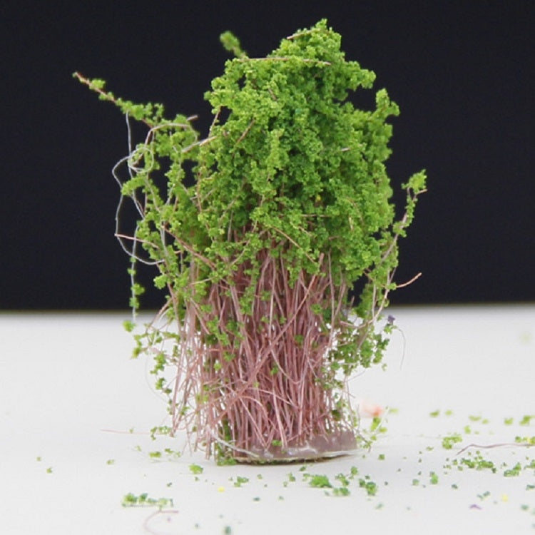 人造手工模型材料沙盤建築灌木花叢成品地花