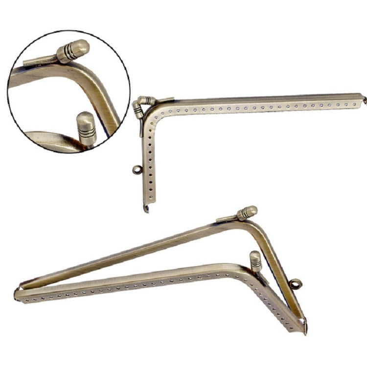 Multi-size Smooth L-shaped Mouth Gold Female Bag Hardware Accessories