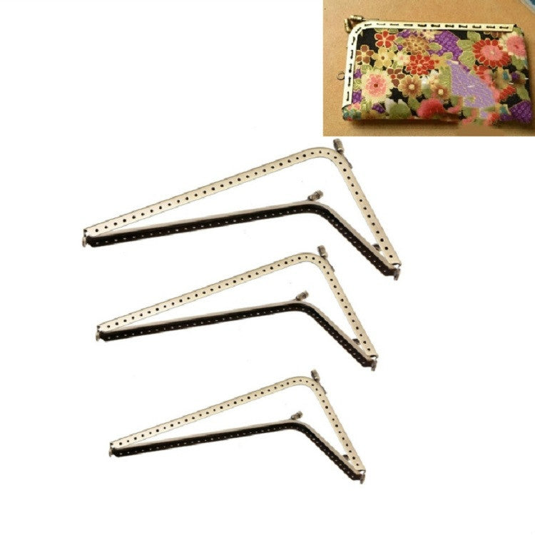 Multi-size Smooth L-shaped Mouth Gold Female Bag Hardware Accessories