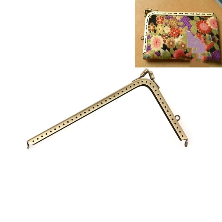 Multi-size Smooth L-shaped Mouth Gold Female Bag Hardware Accessories