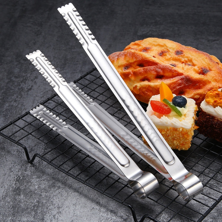 Stainless Steel Food Clip Bread Barbecue Clip Steak Buffet Clip, Size:9 inches