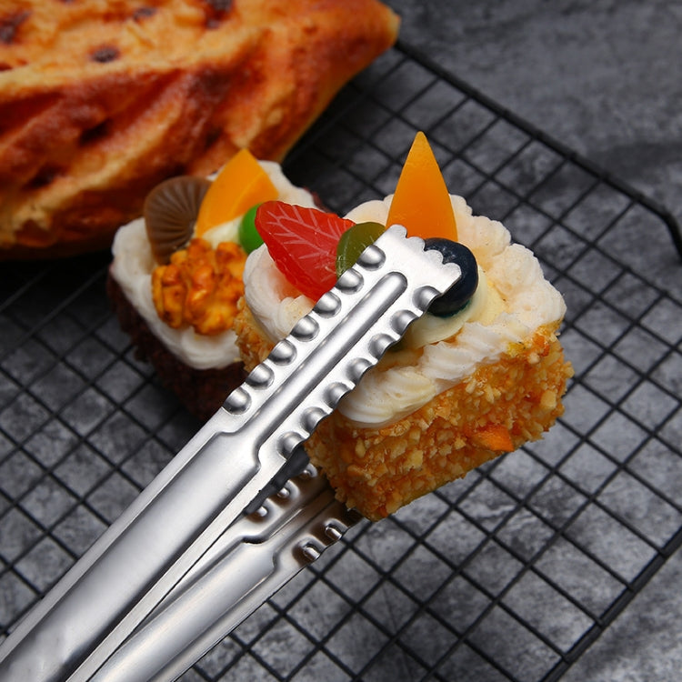 Stainless Steel Food Clip Bread Barbecue Clip Steak Buffet Clip, Size:9 inches
