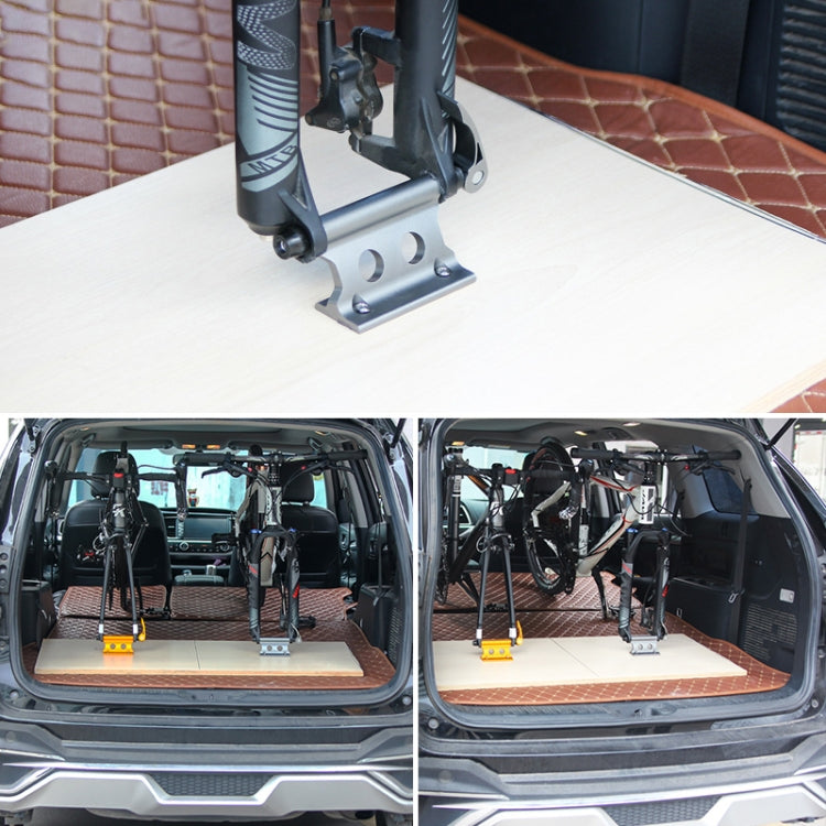 自行車前叉固定夾行李架