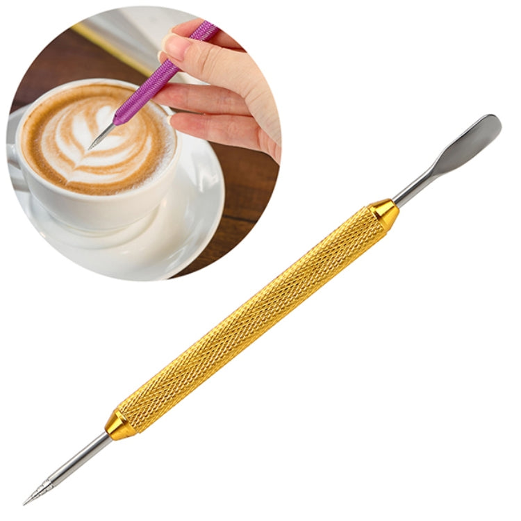 花式咖啡拉花針 不銹鋼雕花棒鈎花針