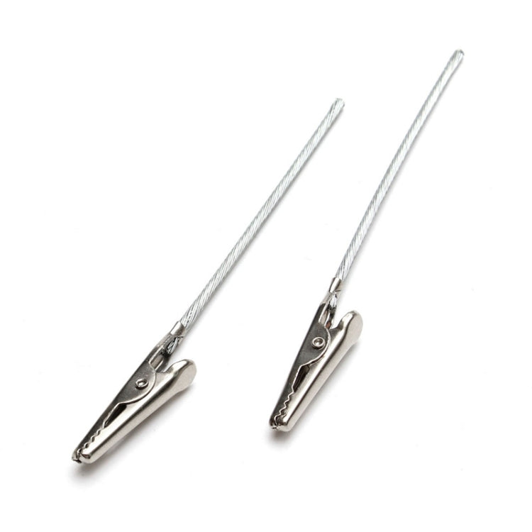 40個一賣 金屬鋼絲繩鱷魚夾