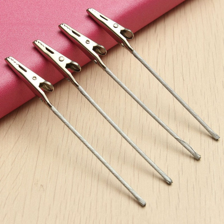 40個一賣 金屬鋼絲繩鱷魚夾