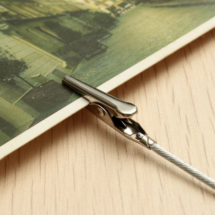 40個一賣 金屬鋼絲繩鱷魚夾