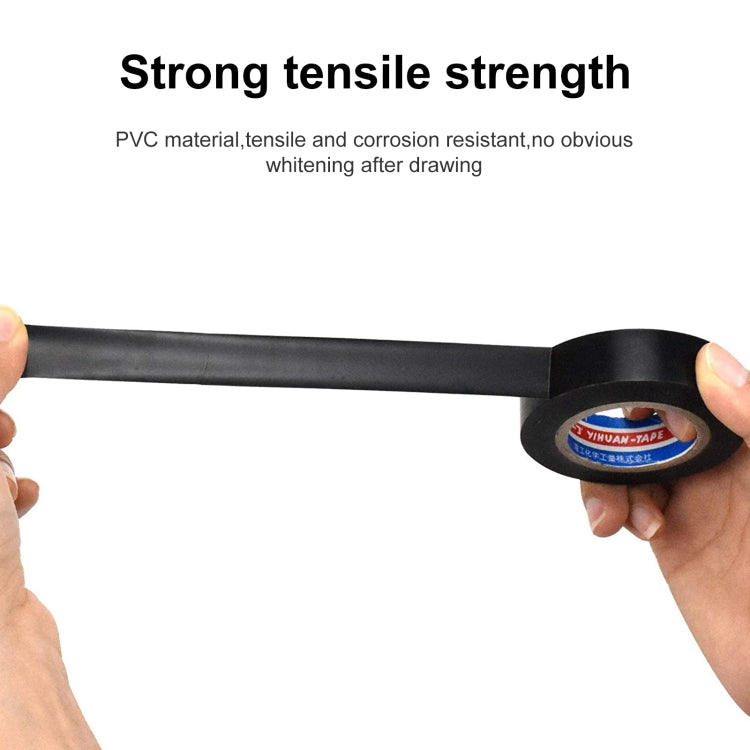 乙烯基電氣絕緣膠帶，尺寸：15mm x 20m, 16mmx20m 1PC