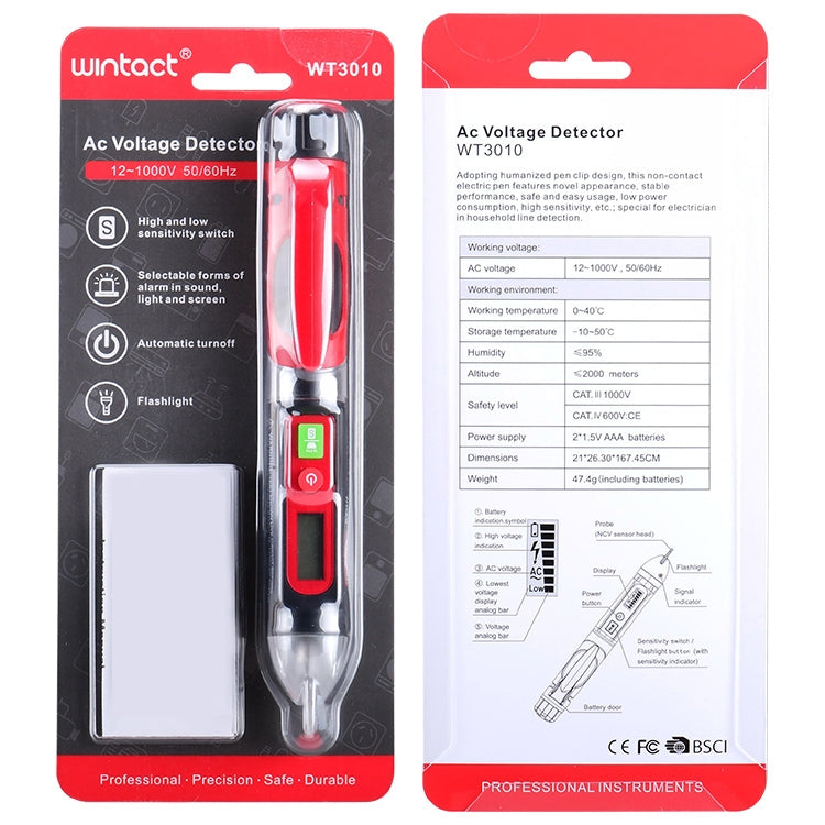 WINTACT WT3010 感應式測電筆