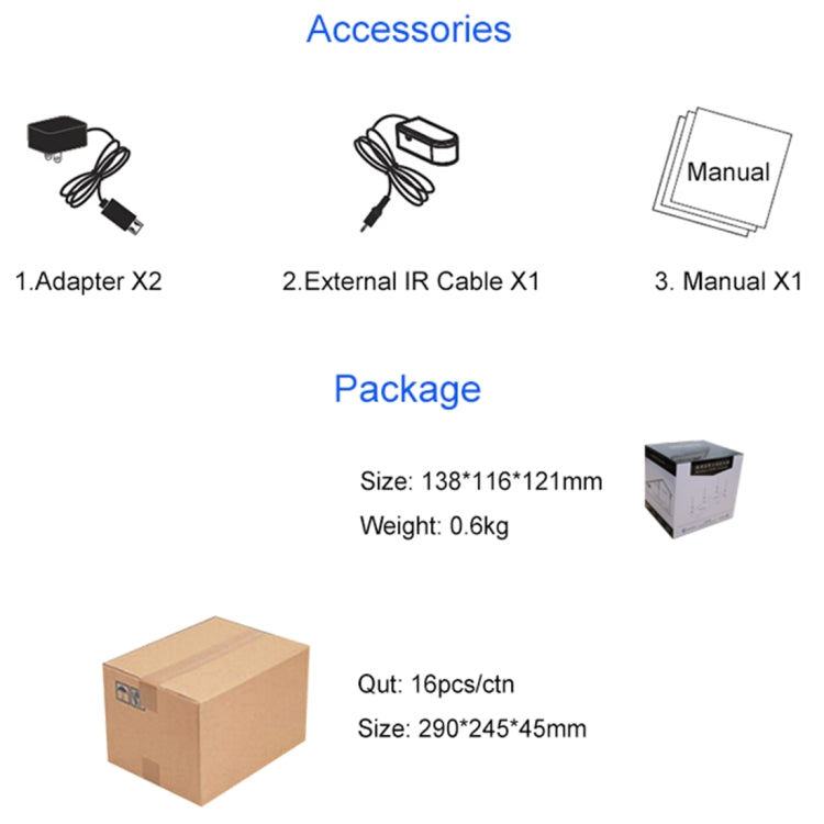 Measy FHD676 全高清1080P 3D 5-5.8GHz 無線HDMI傳輸器傳輸距離：200m，規格：歐規