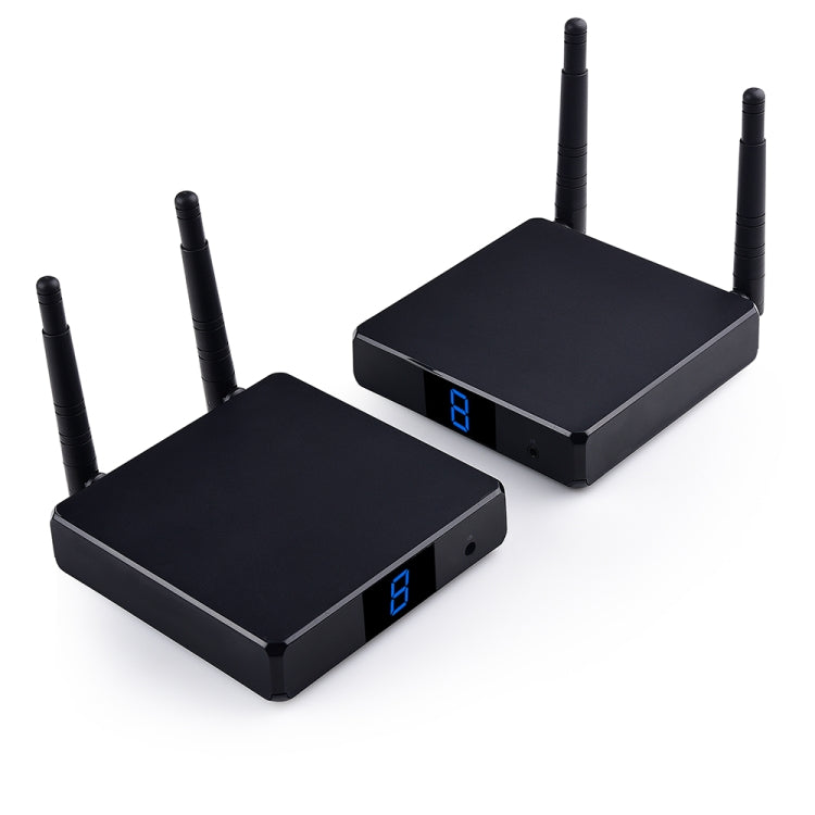 Measy FHD686 全高清1080P 3D 5-5.8GHz 無線HDMI傳輸器帶显示屏，支持紅外遙控&無線同屏功能，傳輸距離：200m