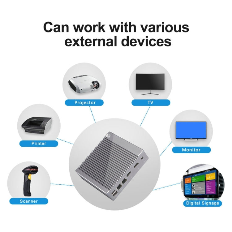 K660S迷你PC Windows&Linux系統 英特爾Celeron Processor N2840四核1.83- 2.25GHz 8GB RAM + 128GB SSD 歐規