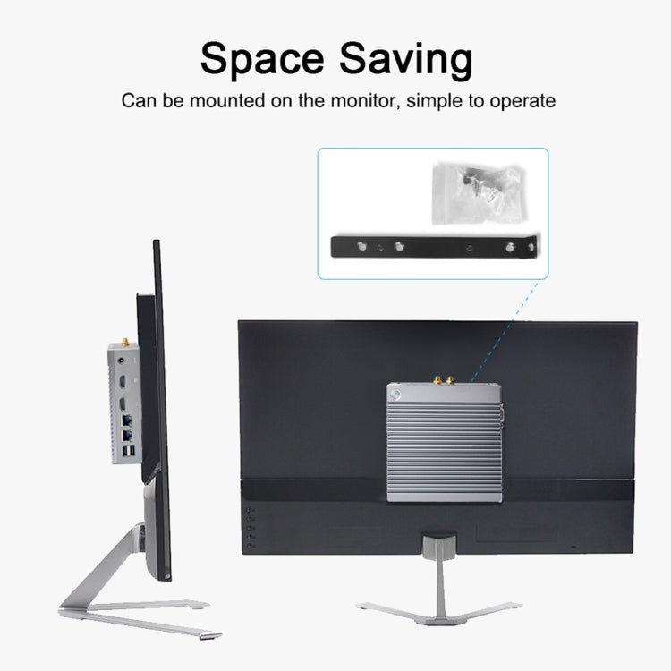 K660S迷你PC Windows&Linux系統 英特爾Celeron Processor N2840四核1.83- 2.25GHz 8GB RAM + 128GB SSD 歐規