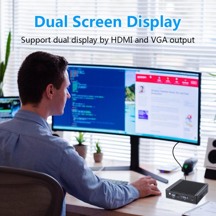 K660G4迷你PC Windows&Linux系統 英特爾Celeron Processor N2840四核2M Cache,1.83GHz, 可達2.25GHz 8GB RAM + 128GB SSD 美規