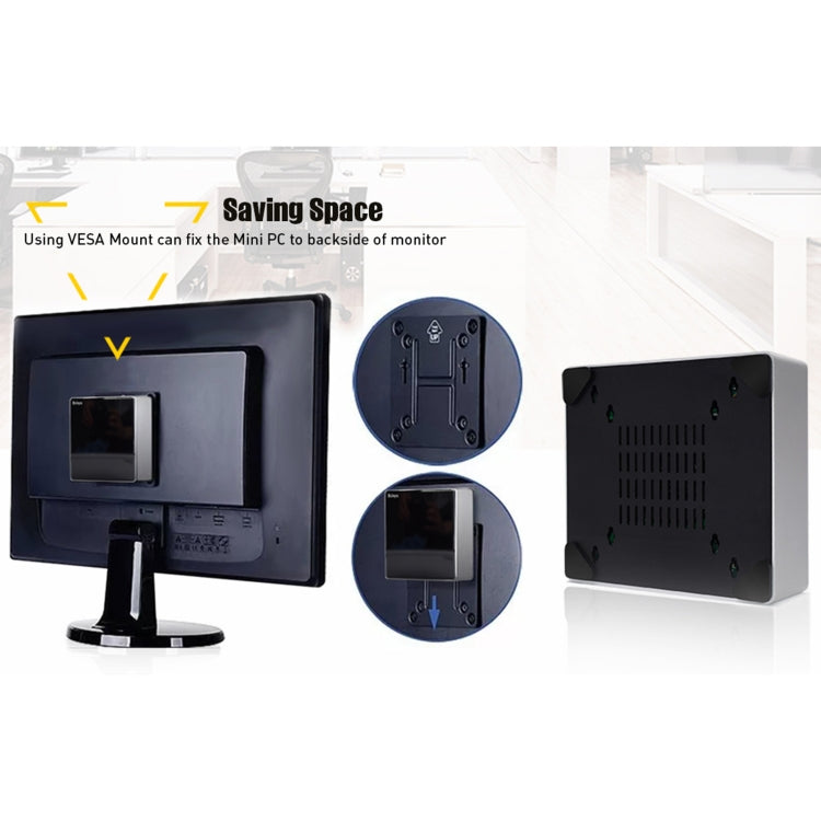 HYSTOU M3 Windows / Linux System Mini PC, Intel Core i7-10610U 4 Core 8 Threads up to 4.9GHz, Support M.2, 32GB RAM DDR4 + 1TB SSD