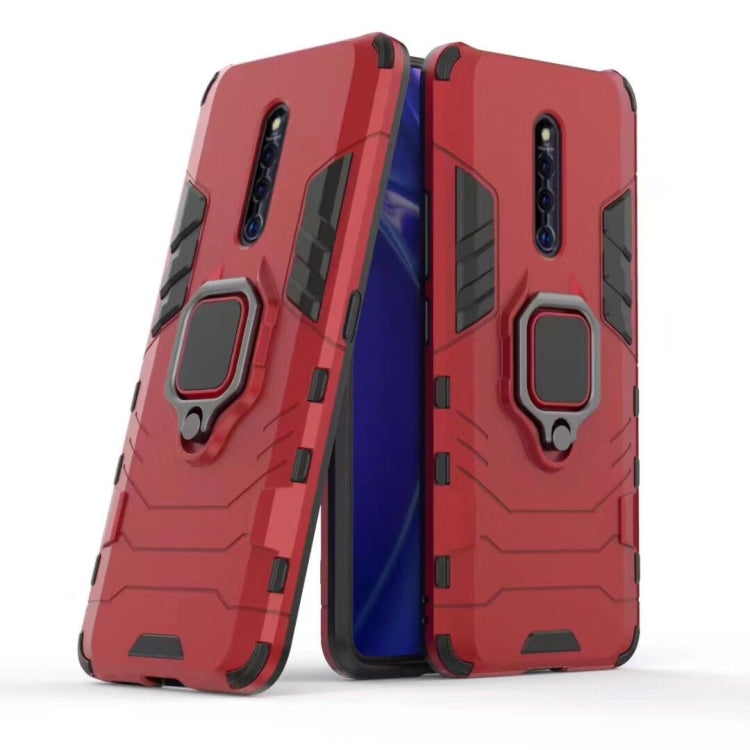 適用於vivo X27 Pro  黑豹PC + TPU磁吸指環支架防摔保護殼