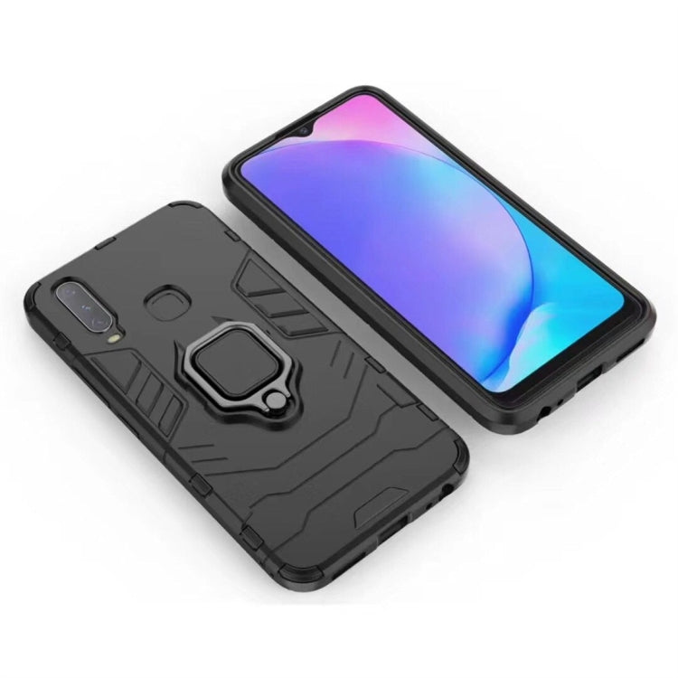 適用於vivo Y17 PC + TPU磁吸指環支架防摔保護殼