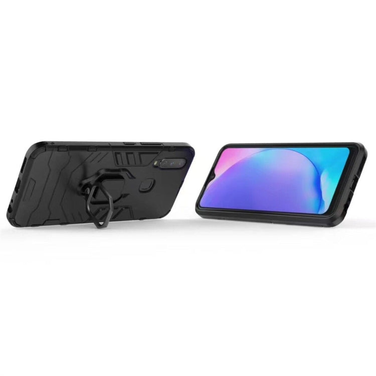 適用於vivo Y17 PC + TPU磁吸指環支架防摔保護殼