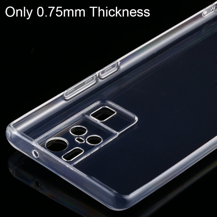 適用於Vivo X50 Pro+ 0.75mm超薄透明TPU軟殼