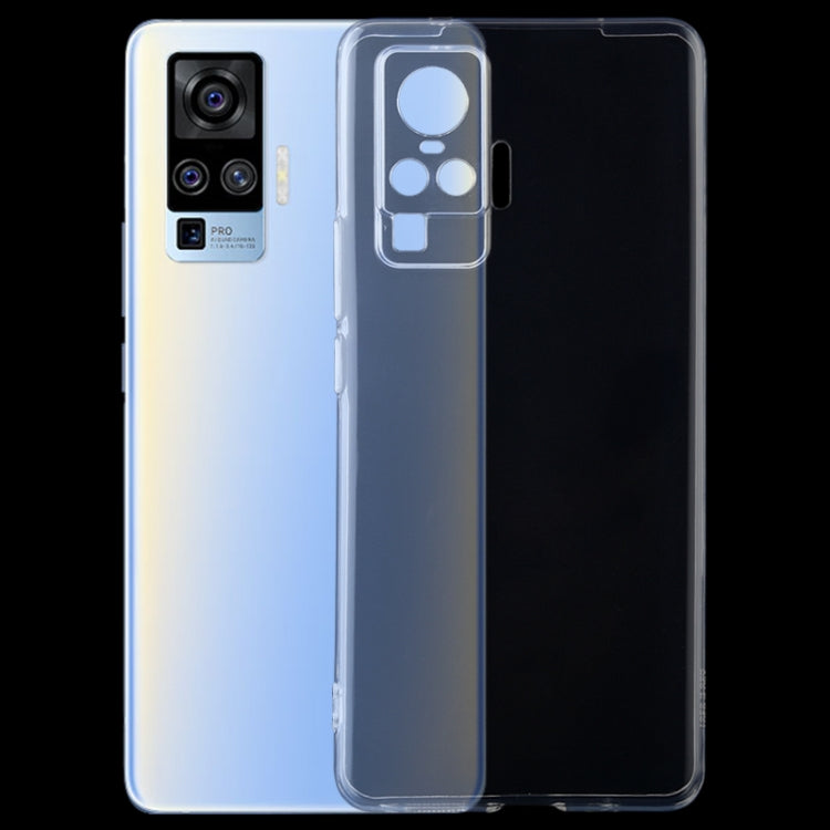 適用於Vivo X50 Pro 0.75mm超薄透明TPU保護殼