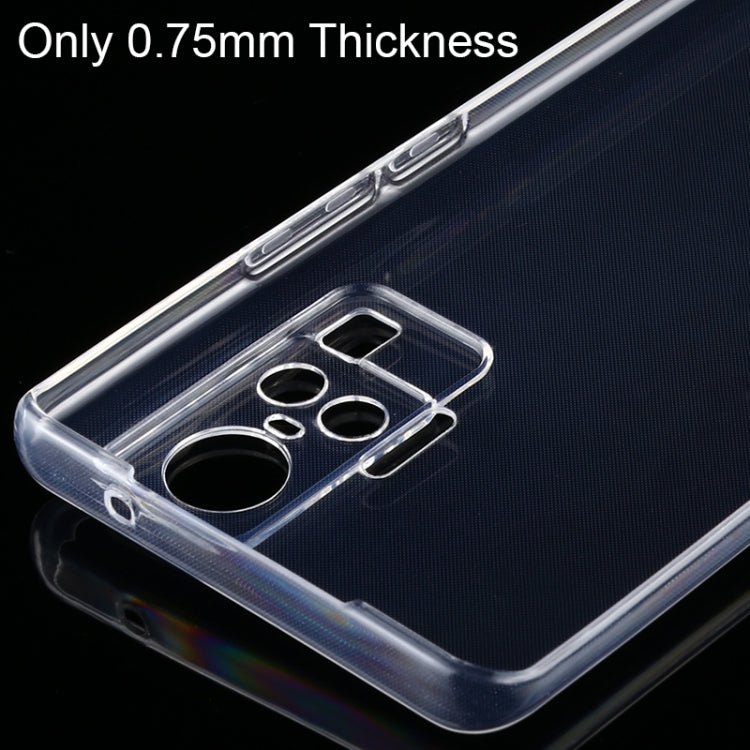 適用於Vivo X50 Pro 0.75mm超薄透明TPU保護殼
