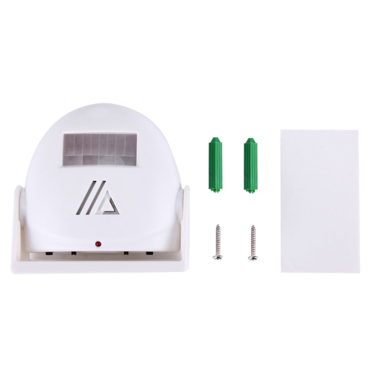 5301 無線紅外運動感應智能迎客警示門鈴，紅外距離10米